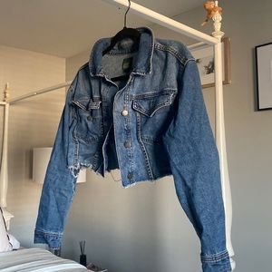 Cropped Jean Jacket